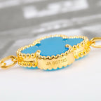 GlowCLOVER 5 MOTIFS TURQUOISE BRACELET