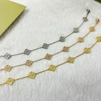 [Glow]CLOVER 6 MOTIF DIAMOND BRACELET