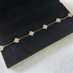 [Glow]CLOVER 6 MOTIF DIAMOND BRACELET