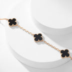 GlowCLOVER 10 MOTIFS ONYX NECKLACE