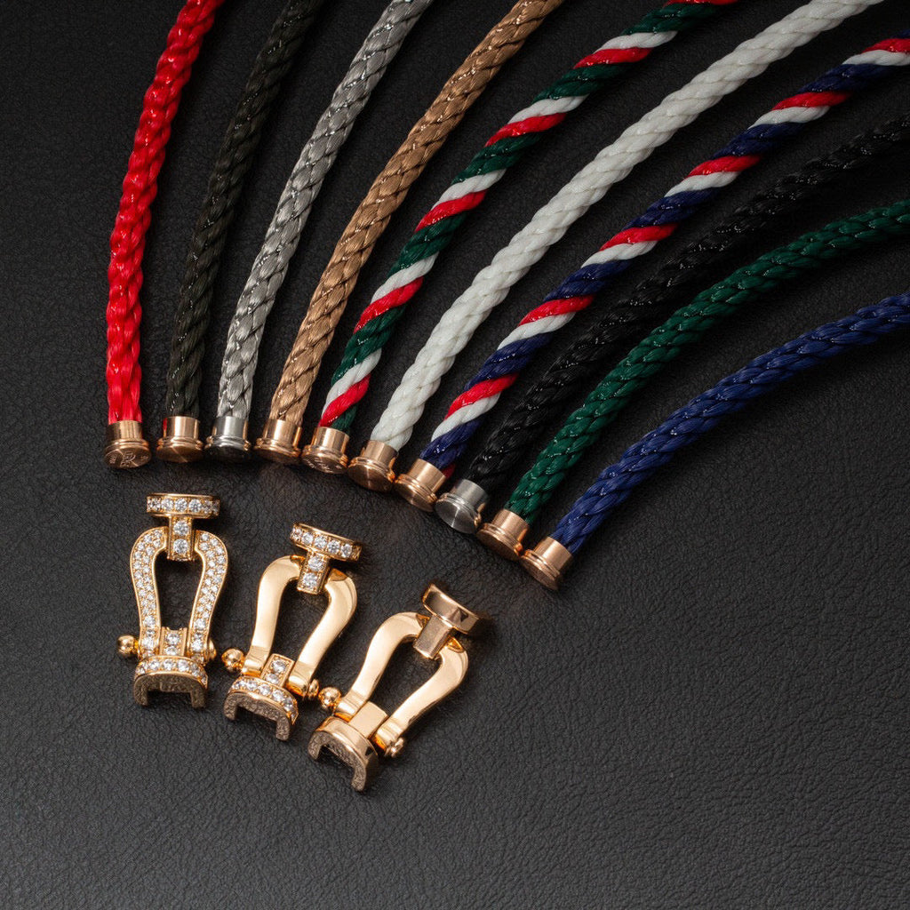 GlowFORCE LARGE HORSESHOE NO DIAMOND BRACELET GOLD