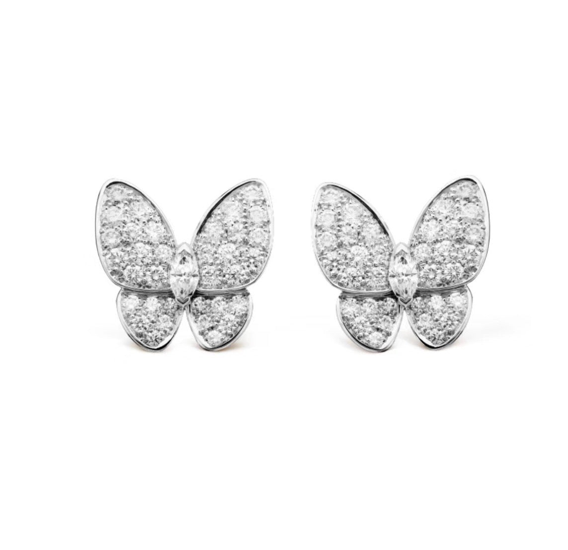 GlowBUTTERFLY ALL DIAMOND EARRINGS