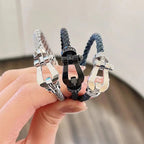 GlowFORCE LARGE HORSESHOE FULL DIAMOND BRACELET GOLD