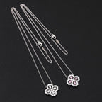 GlowLOOP NECKLACE FULL MOTIF DIAMOND 16MM MULTIPLE COLORS