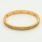 GlowLOVE BRACELET 6.1MM DIAMOND-PAVED 10 BIG DIAMONDS