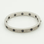 GlowLOVE BRACELET 6.1MM DIAMOND-PAVED CERAMIC