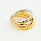 GlowTRINITY RING GOLD PINK GOLD SILVER