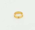 GlowLOVE RING 5.5MM 3 DIAMONDS GOLD