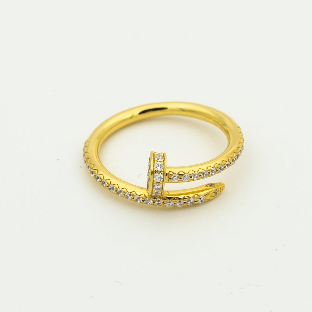 GlowJUSTE RING 1.8MM GOLD DIAMONDS