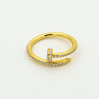 GlowJUSTE RING 1.8MM GOLD DIAMONDS