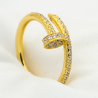 GlowJUSTE RING 1.8MM GOLD DIAMONDS