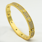 GlowLOVE BRACELET 6.1MM DIAMOND-PAVED 10 BIG DIAMONDS