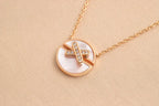 GlowJEUX DE ROSE GOLD DIAMOND NECKLACE