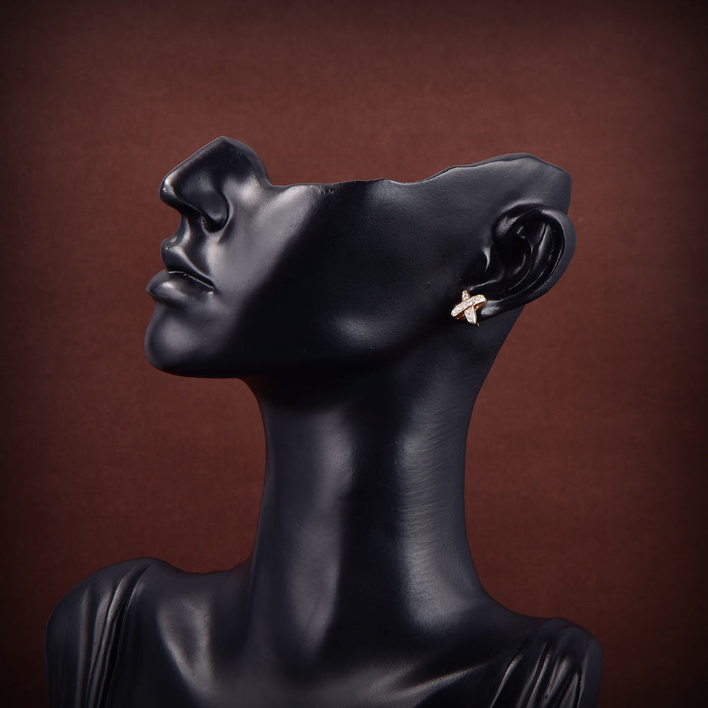 GlowJEUX DE GOLD DIAMOND EARRINGS