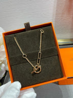 GlowHM STERLING CHAINE D'ANCRE HEART