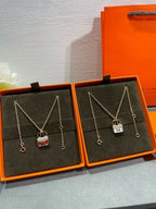 GlowH CIRCE MOISSANITE PENDANT NECKLACE GOLD