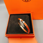 GlowCLASSIC HM CLIC RED 8MM ENAMEL BRACELET