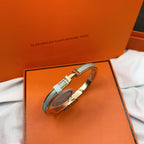 GlowCLASSIC HM CLIC GREEN 8MM ENAMEL BRACELET