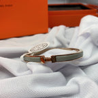 GlowCLASSIC HM CLIC GREEN 8MM ENAMEL BRACELET