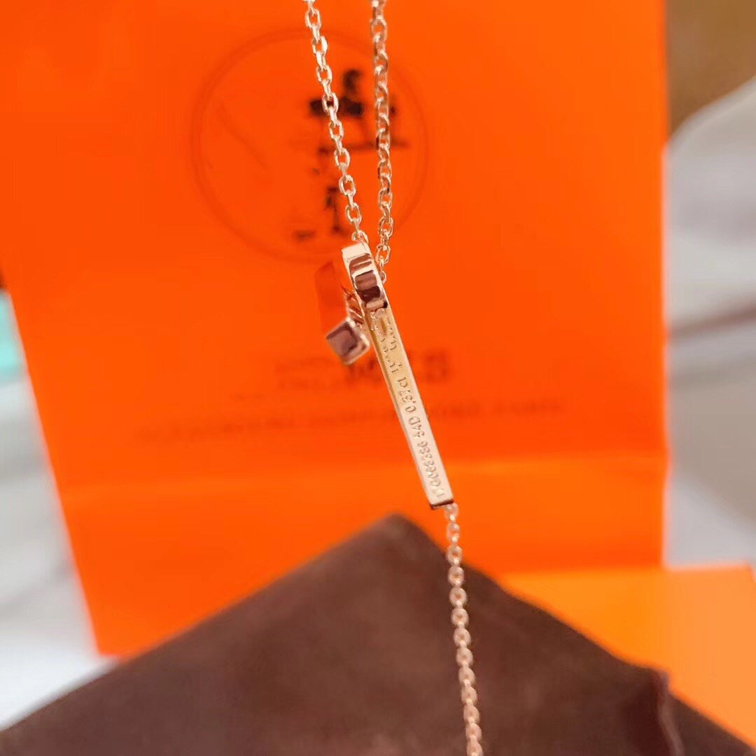 GlowHM NECKLACE PLATINUM ROSE GOLD DIAMOND