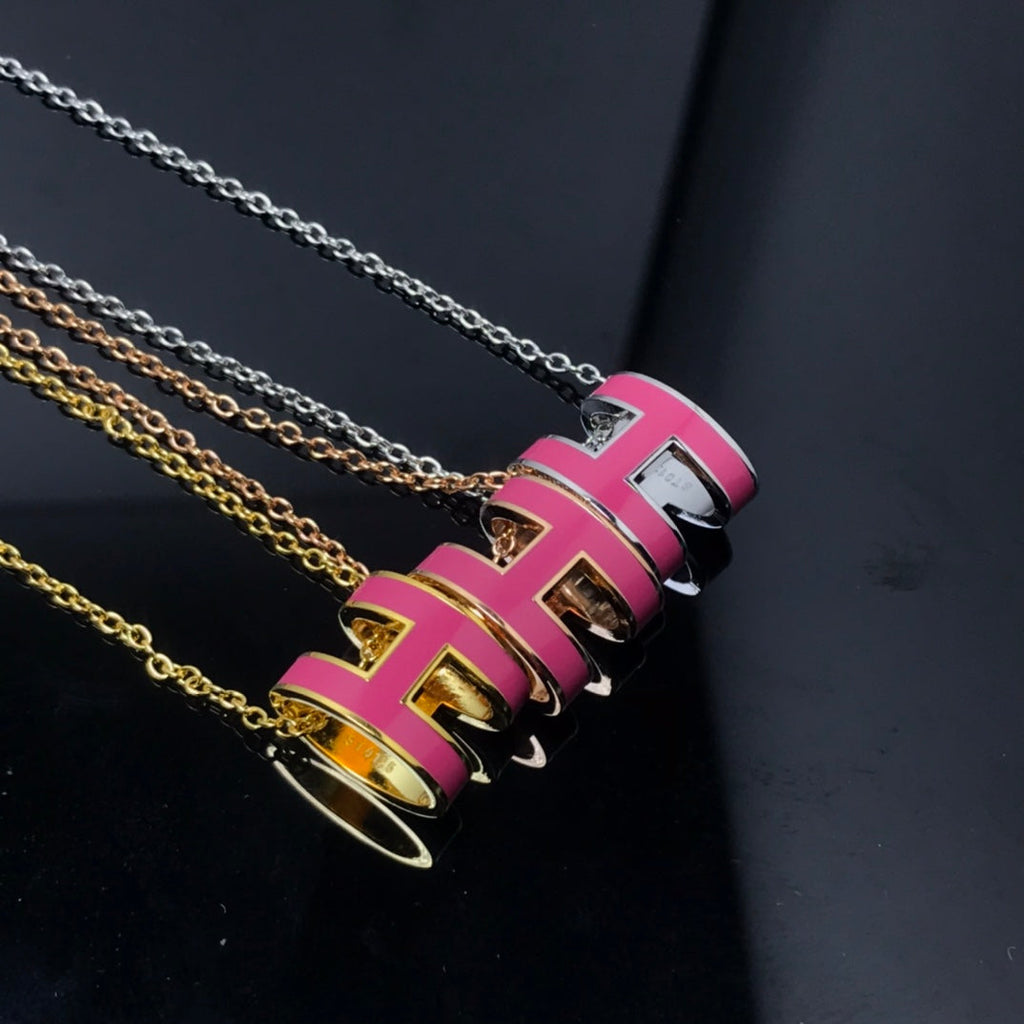 GlowH NECKLACE PINK