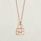 GlowAMULETTE PEDANT ROSE GOLD NECKLACE