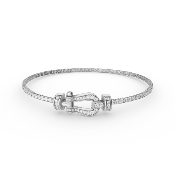 GlowFORCE  HORSESHOE  DIAMOND TENNIS BRACELET