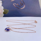 GlowAMULETTE ROSE GOLD AGATE NECKLACE
