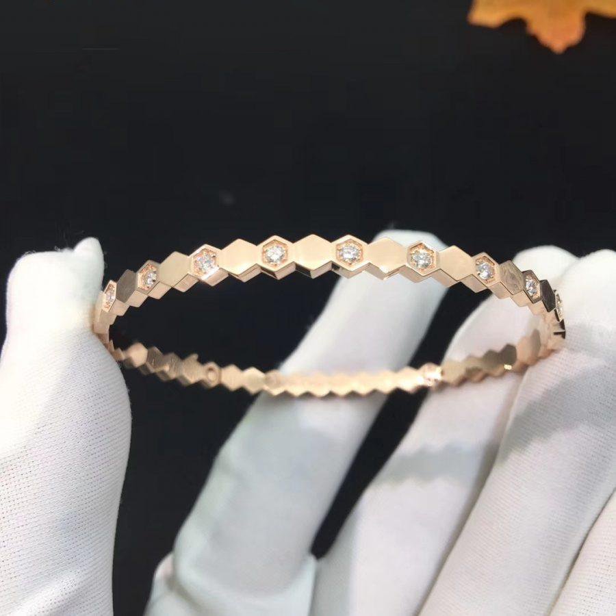 GlowBEE LOVE PINK GOLD DIAMOND BRACELET
