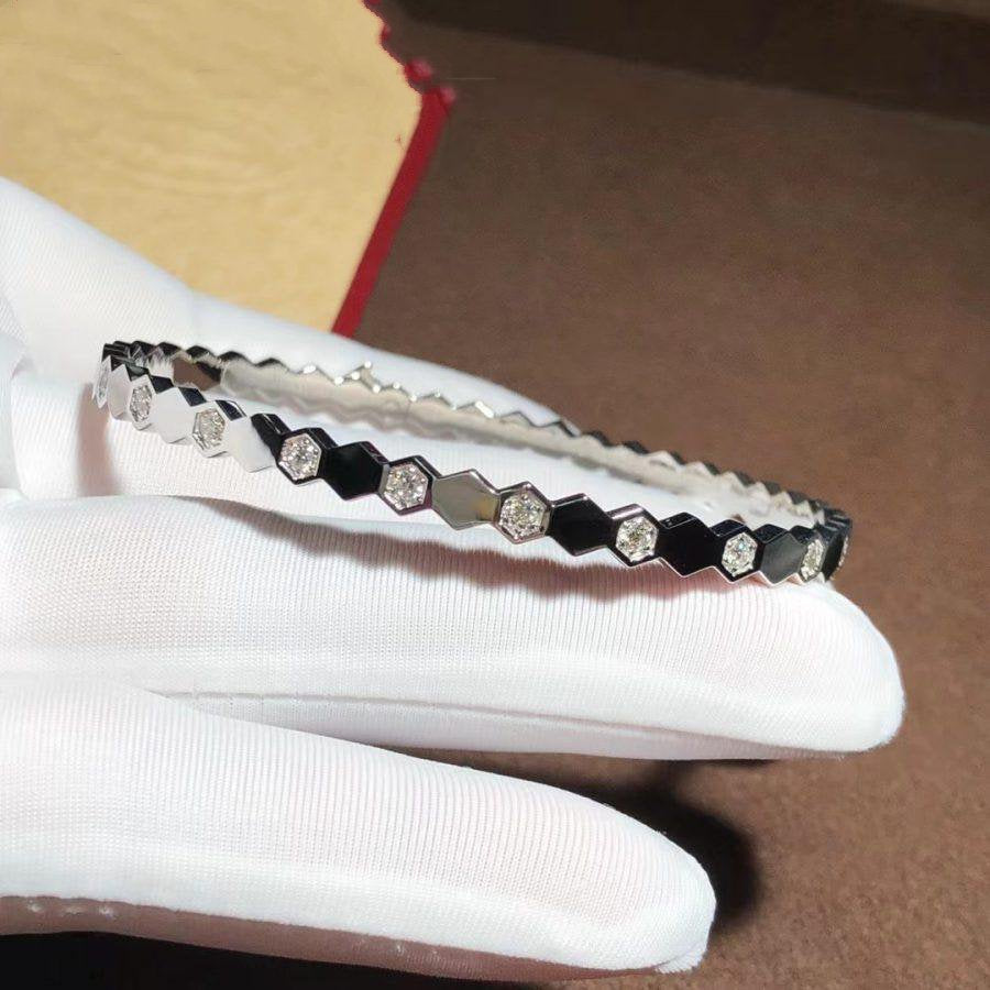 GlowBEE LOVE SILVER DIAMOND BRACELET