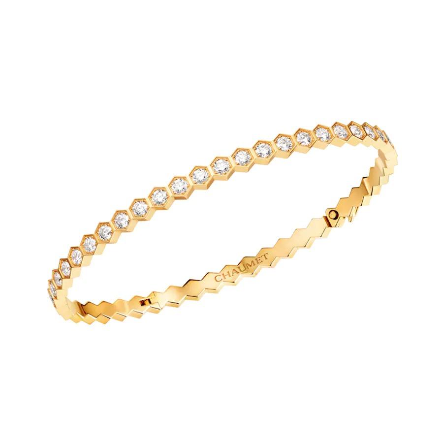 GlowBEE LOVE GOLD BRACELET FULL DIAMOND