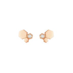 GlowBEE LOVE PINK GOLD DIAMOND EARRINGS