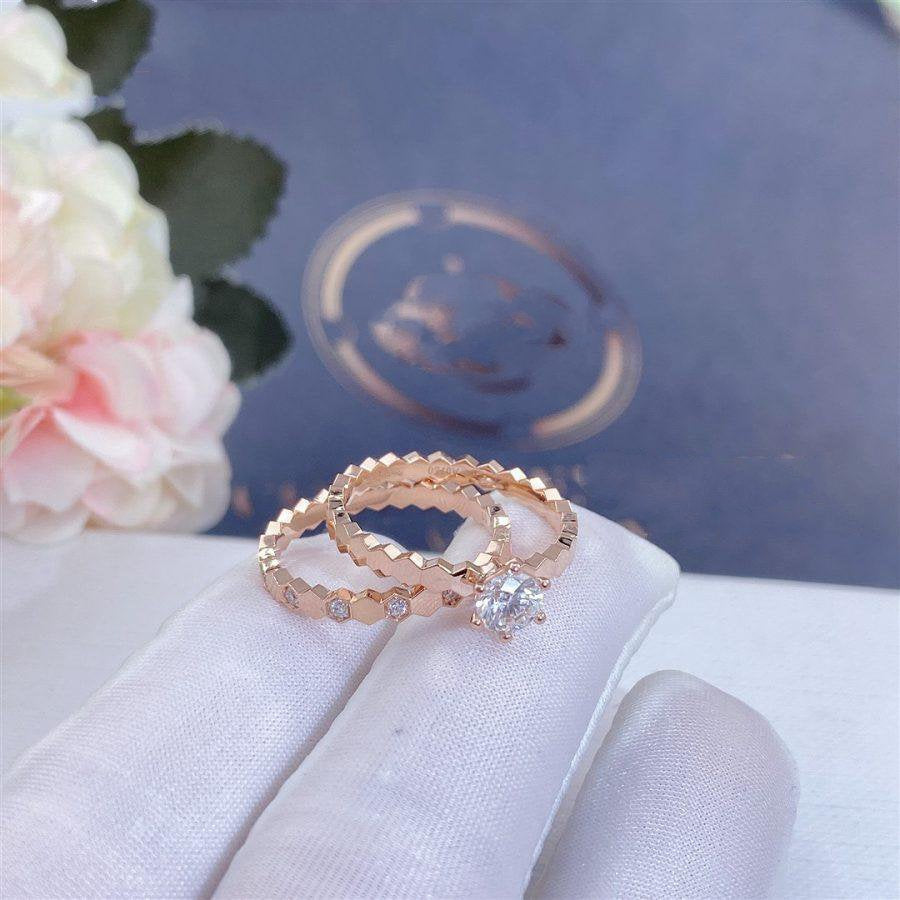GlowBEE LOVE RING PINK GOLD DIAMOND