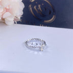 GlowBEE LOVE RING SILVER 1 DIAMOND