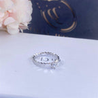 GlowBEE LOVE RING SILVER 1 DIAMOND