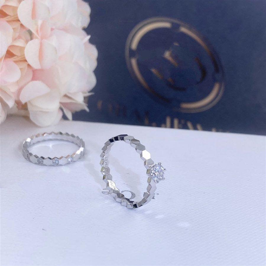 GlowBEE LOVE RING SILVER 1 DIAMOND
