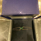 GlowJEUX BRACELET MALACHITE PINK GOLD 1 DIAMOND