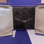 GlowJEUX BRACELET MALACHITE PINK GOLD 1 DIAMOND