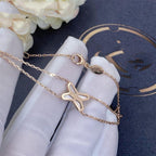 GlowJEUX BRACELET WHITE MOP PINK GOLD 1 DIAMOND