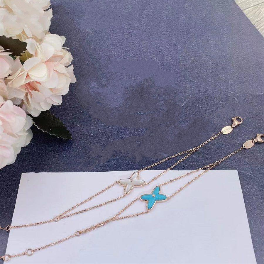 GlowJEUX BRACELET TURQUOISE PINK GOLD 1 DIAMOND