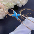 GlowJEUX BRACELET TURQUOISE PINK GOLD 1 DIAMOND