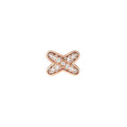 GlowJEUX DE PINK GOLD DIAMOND EARRINGS