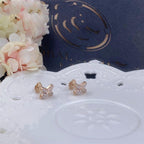 GlowJEUX DE PINK GOLD DIAMOND EARRINGS