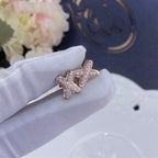 GlowJEUX DE PINK GOLD DIAMOND EARRINGS