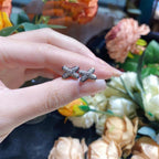 GlowJEUX DE SILVER DIAMOND EARRINGS