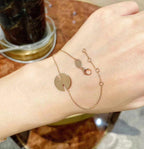 GlowJEUX DE BRACELET MOP PINK GOLD DIAMONDS