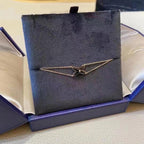 GlowJEUX BRACELET ONYX PINK GOLD 1 DIAMOND