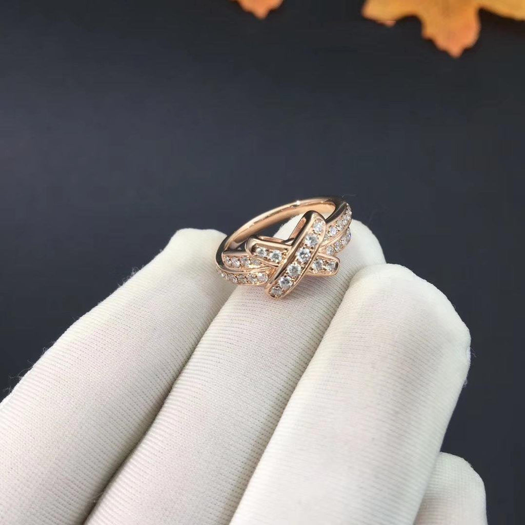 GlowJEUX DE RING PINK GOLD DIAMOND