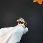 GlowLIENS RING PINK GOLD DIAMOND