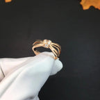 GlowLIENS RING PINK GOLD DIAMOND